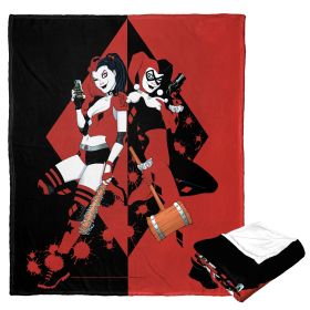DC Comics Batman Silk Touch Throw Blanket, 50" x 60", Classic and the Remix