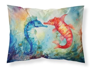 Seahorses Standard Pillowcase Lightweight Super Soft Easy Care Decorative Artwork Pillowcase, Standard