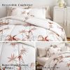 White 7 Pieces Bed in A Bag, Bedding Sets for All Season, Queen
