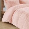 Shaggy Long Fur Comforter Mini Set